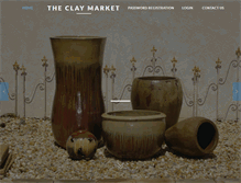 Tablet Screenshot of claymarket.com